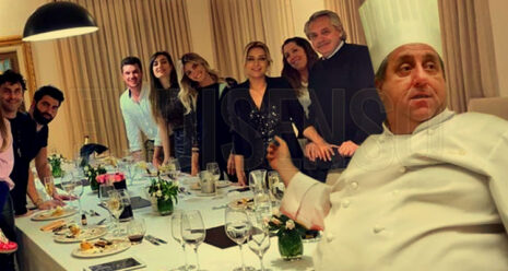 Cocinero Ariel Paoletti y fiestas en Olivos