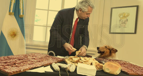 Picadas de Alberto Fernández y Fabiola Yañez