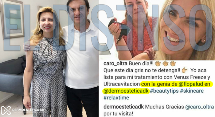 Fabiola en Estetica DK y Florencia Aguirre atendiendo a Carolina Oltra - El Disenso