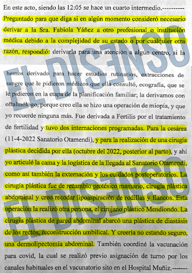 Cirugía estética realizada por Fabiola tras el parto de Francisco - El Disenso