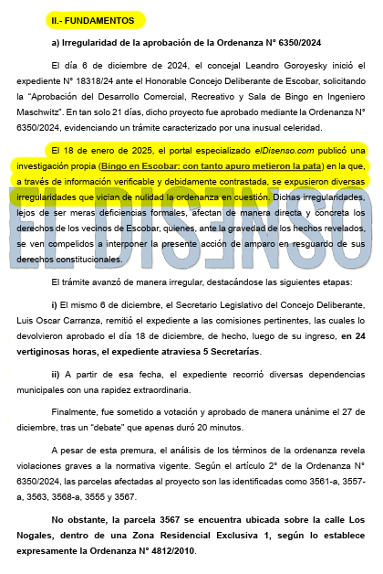 Amparo Bingo Escobar - El Disenso