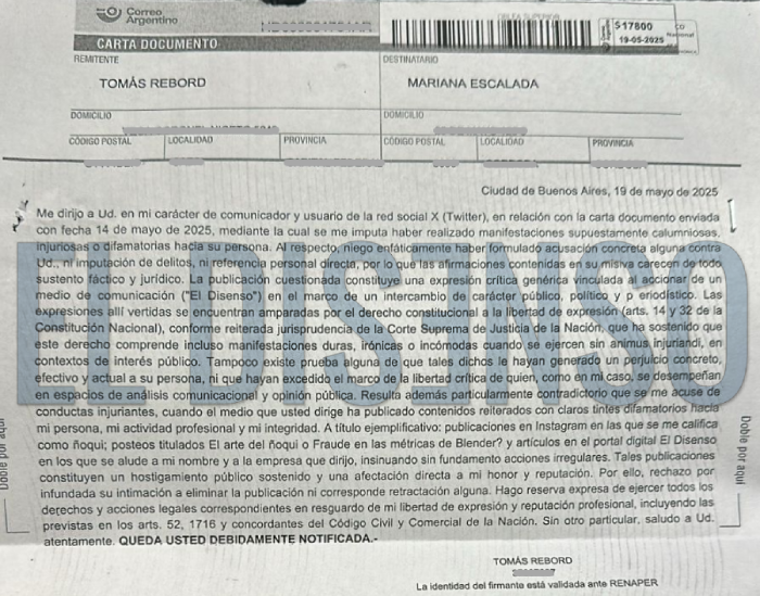 CCDD Tomás Rebord - El Disenso