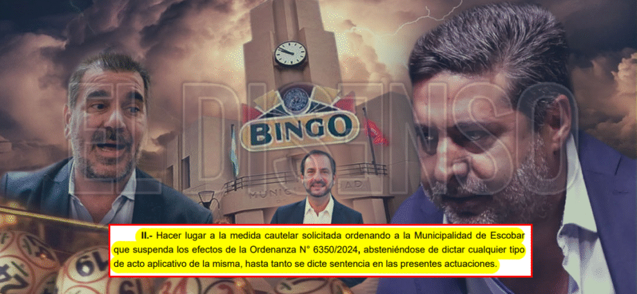 Tras investigación de El Disenso, la Justicia frenó el proyecto de Bingo en Escobar