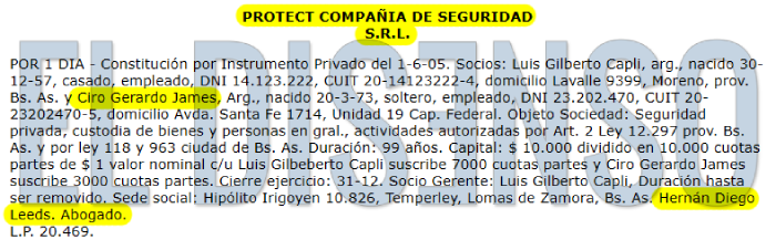 Protect de Ciro James por Hernán Diego Leeds - El Disenso