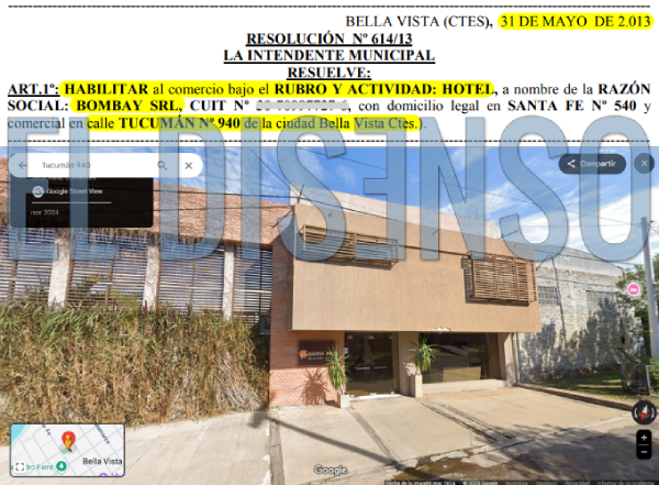 BOMBAY SRL es Hotel Santa Inés - El Disenso