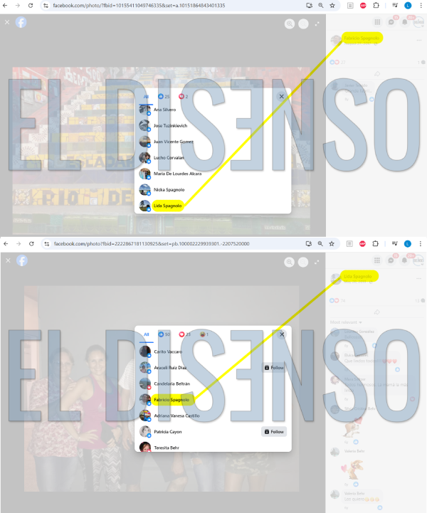 Interacciones entre los primos Spagnolo - El Disenso