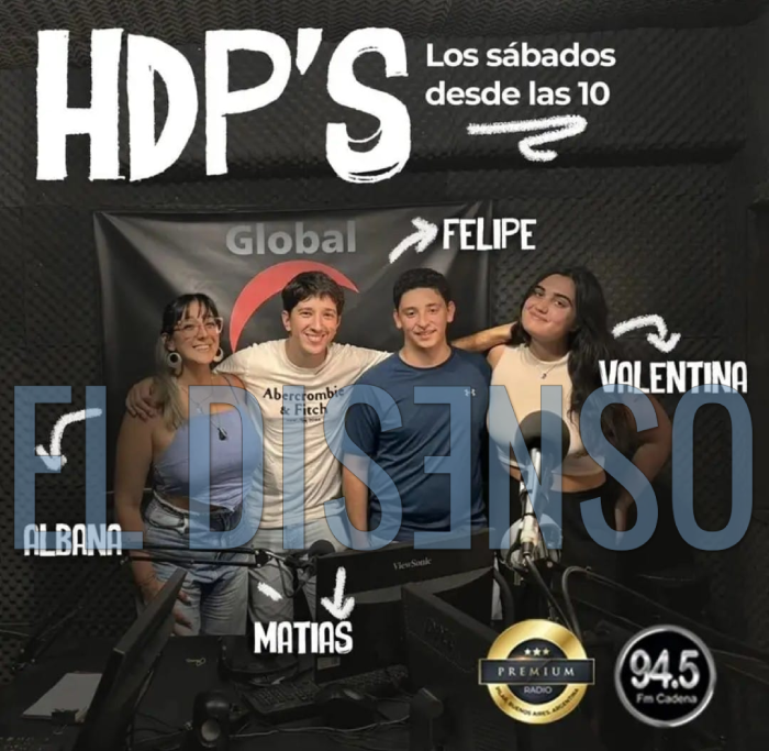 HDP's: Matías Yofe, Albana Zoppolo (su abogada), Felipe Montes de Oca y Valentina Crucianelli de la CC/ARI Pilar