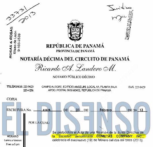 Cometas Company Inc - Jorge Macri