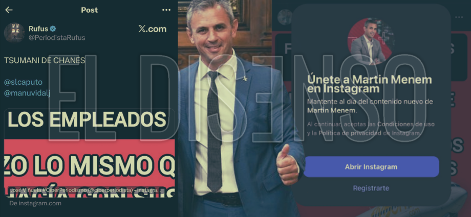¿Martín Menem es PeriodistaRufus?