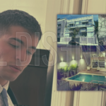 Fachada y terraza con piscina del departamento duplex adquirido por Federico Sharif Menem en CABA.