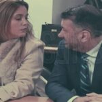 Edgardo Kueider e Iara Guinsel durante el juicio por tentativa de contrabando en Paraguay