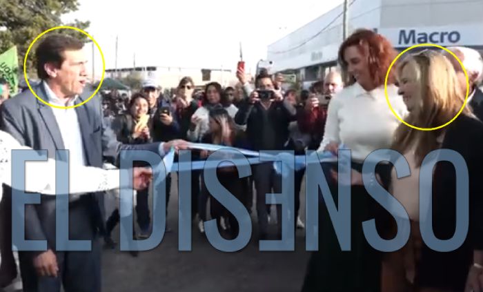 Carlos Sadir y su esposa Alejandra García Dávila en la inauguración del pavimento de plástico reciclado en Perico.