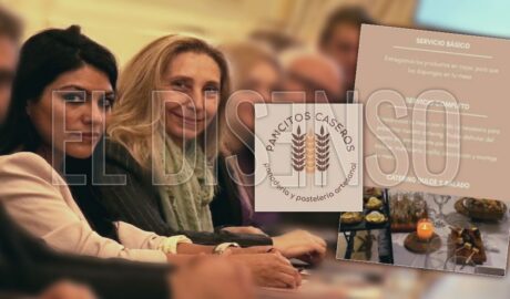 Foto de Karina Milei junto a María Belen Agudiez en una reunión en Casa Rosada
