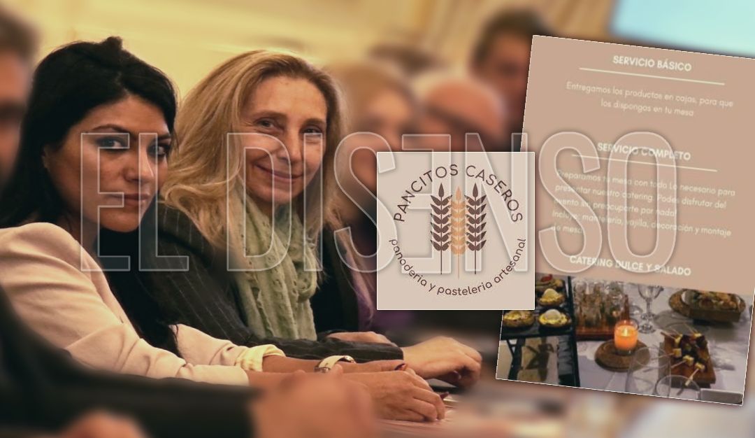 Foto de Karina Milei junto a María Belen Agudiez en una reunión en Casa Rosada